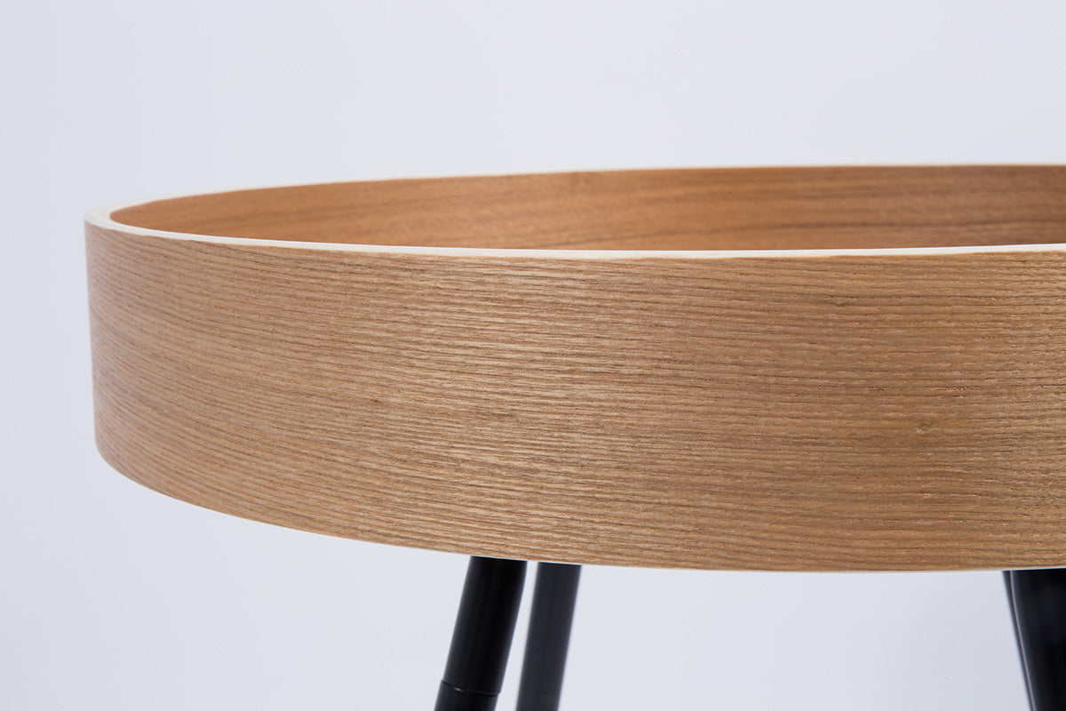 Oak Tray Side Table