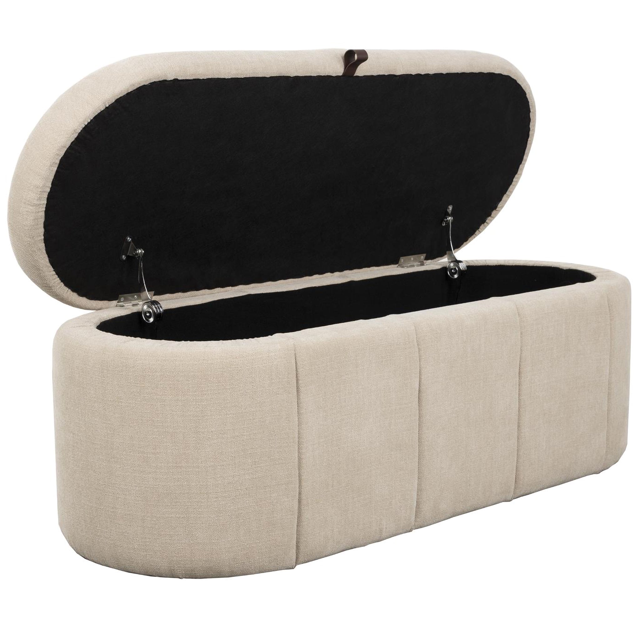 Puffy Beige Bench