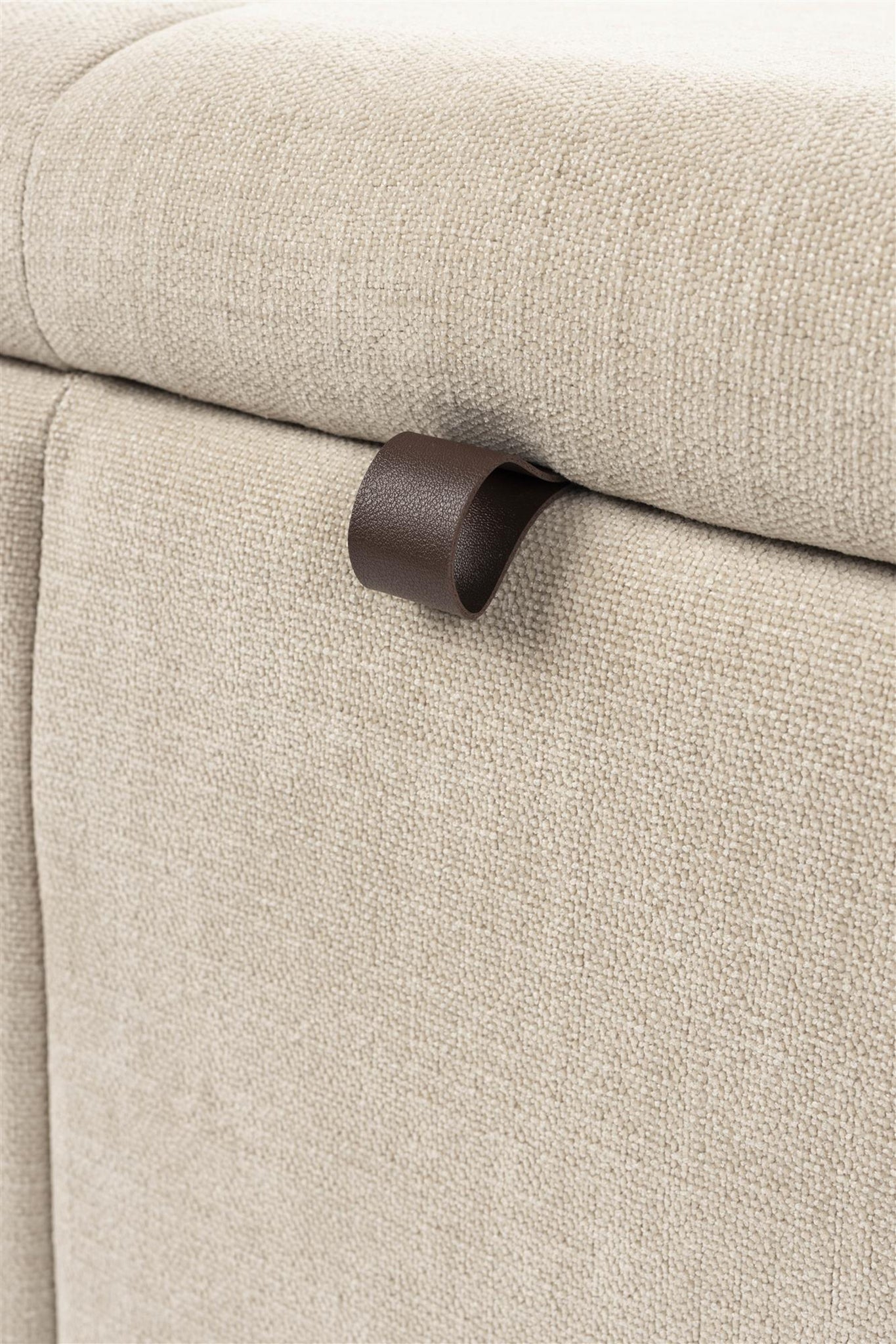 Puffy Beige Bench