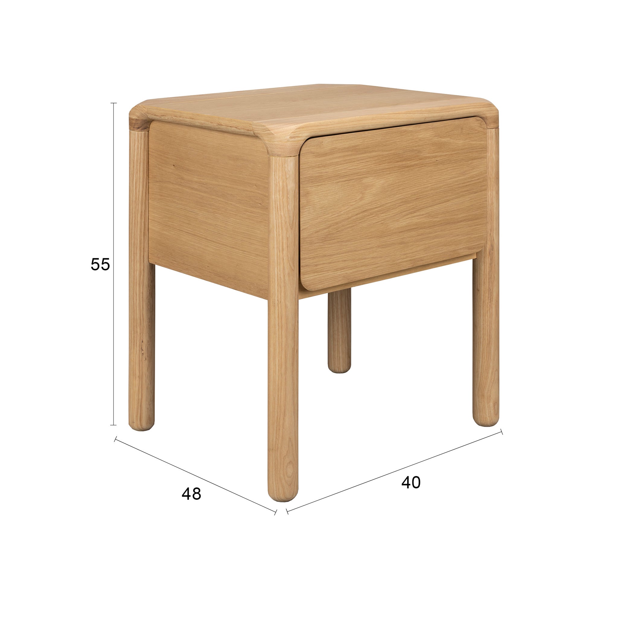 Storm Natural Bed Stand