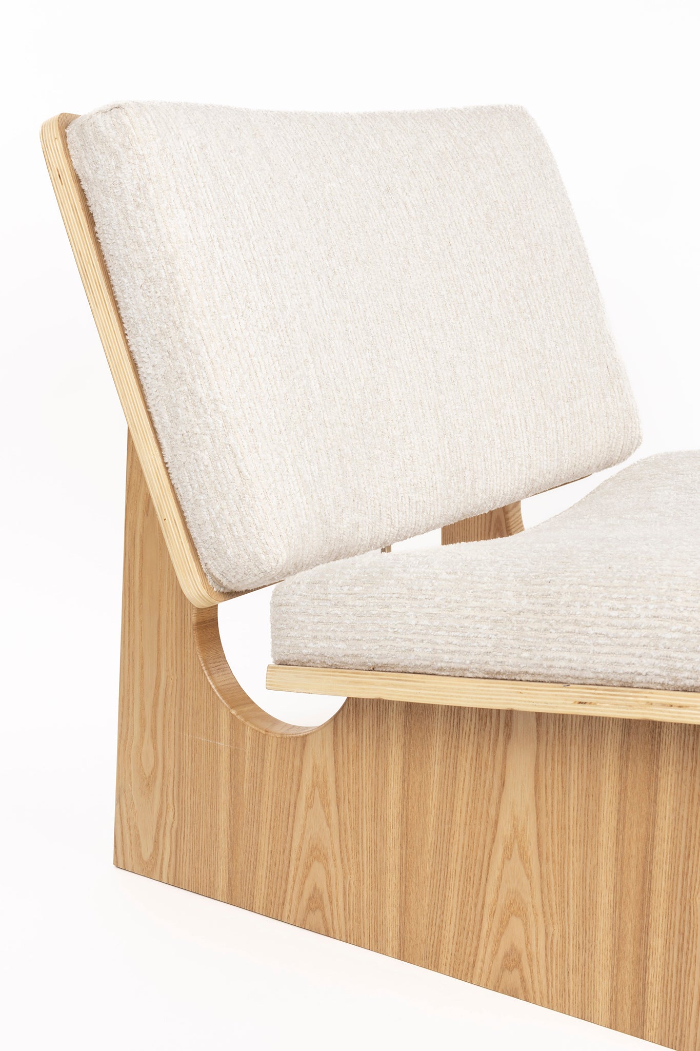 Volana Beige Lounge Chair