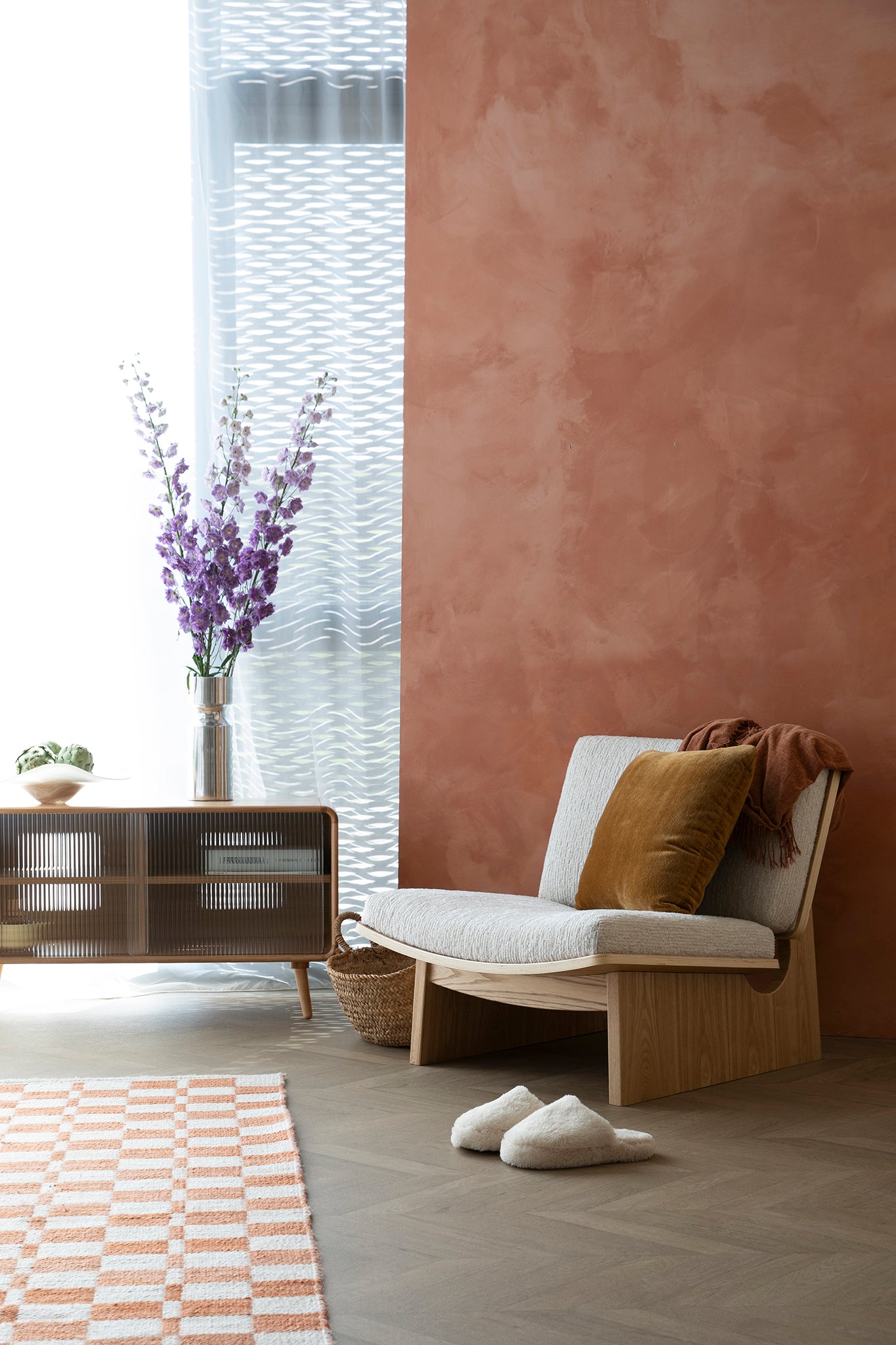 Volana Beige Lounge Chair