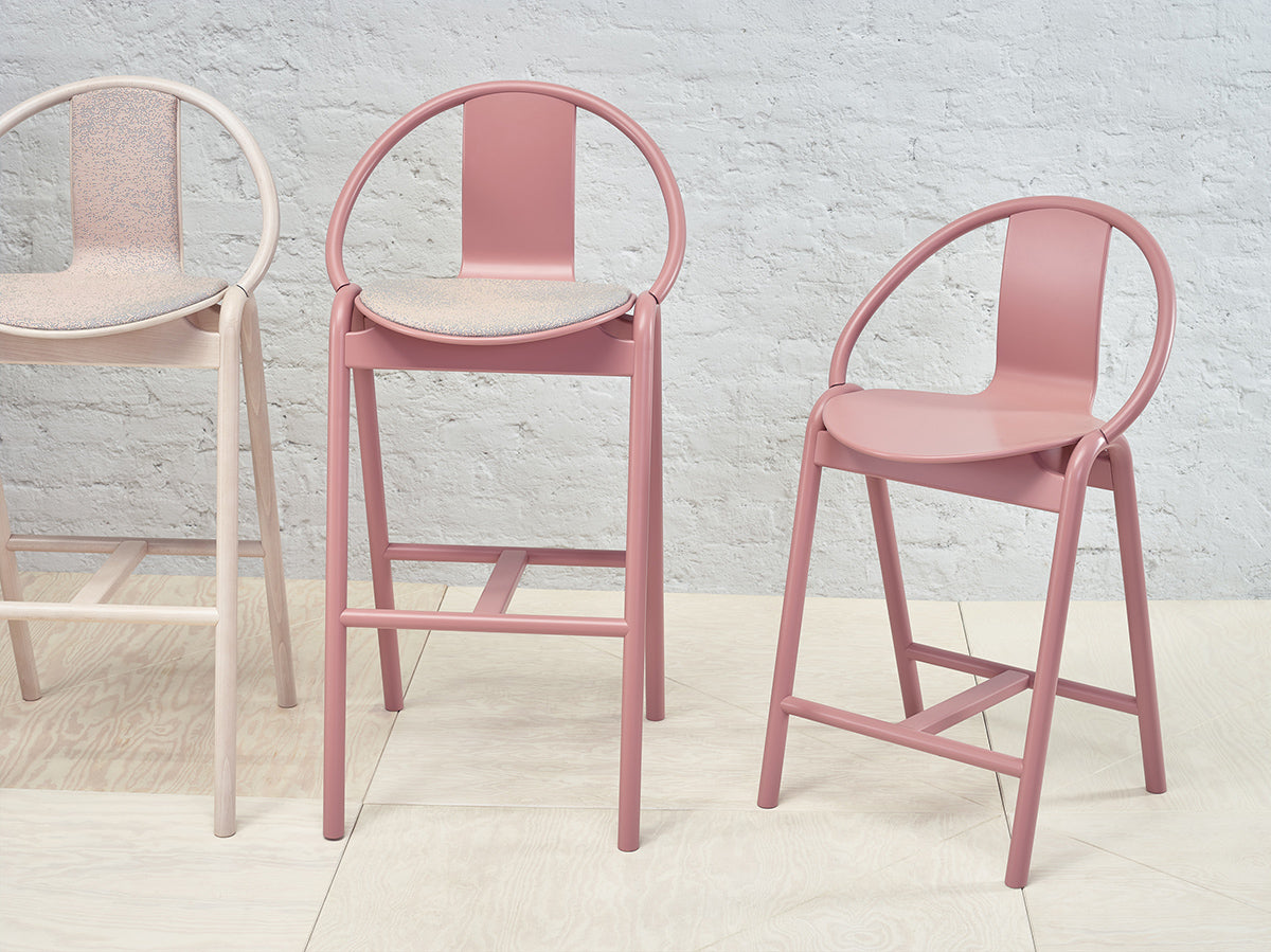 Again Upholstered Barstool - WOO .Design