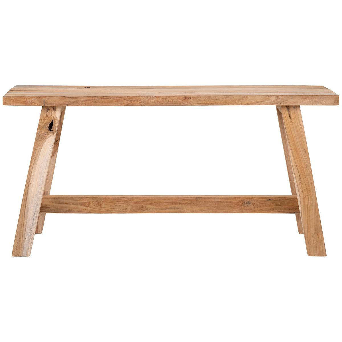 Barcelona Natural Teak Wood Bench - WOO .Design