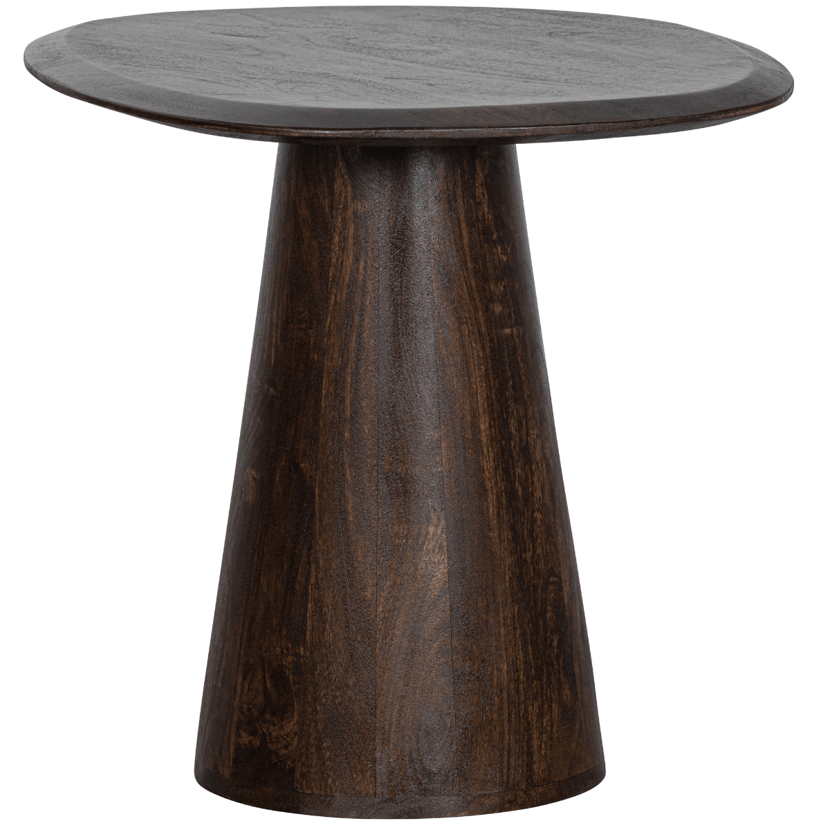 Posture Walnut Mango Wood Side Table