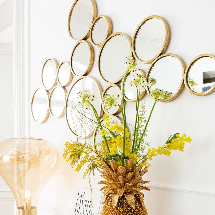 Bubbles Brass Mirror - WOO .Design
