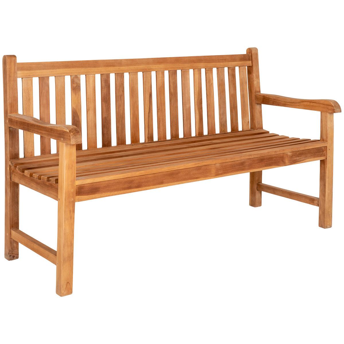Cabo Natural Teak Wood Bench - WOO .Design