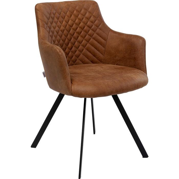 Coco Vintage Leather Swivel Chair - WOO .Design