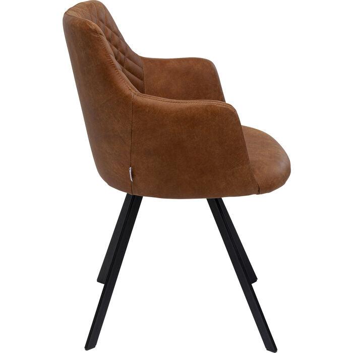 Coco Vintage Leather Swivel Chair - WOO .Design