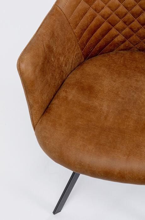 Coco Vintage Leather Swivel Chair - WOO .Design