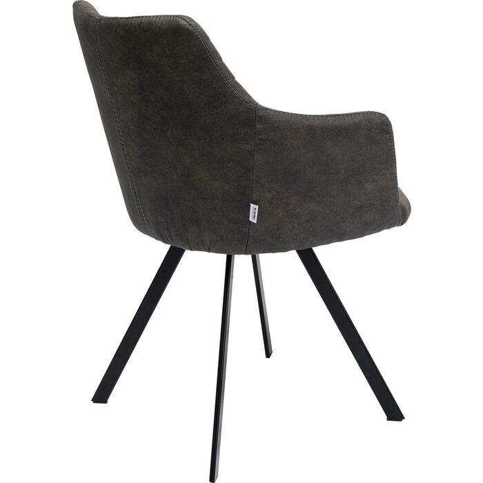 Coco Vintage Leather Swivel Chair - WOO .Design