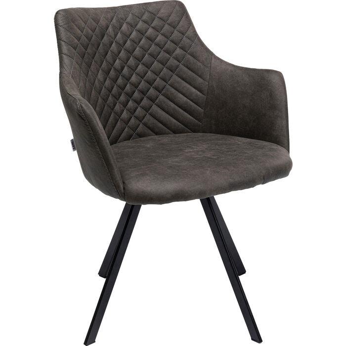 Coco Vintage Leather Swivel Chair - WOO .Design