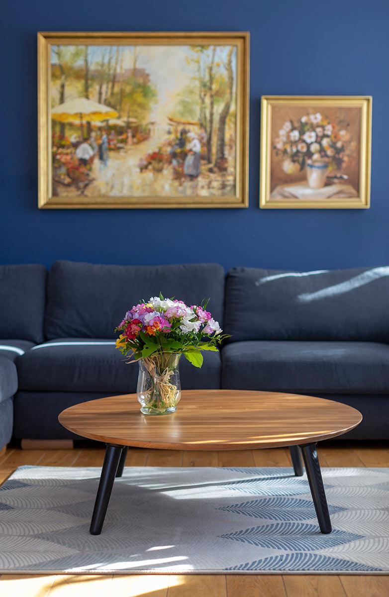 Contrast Slice Oak Coffee Table - WOO .Design