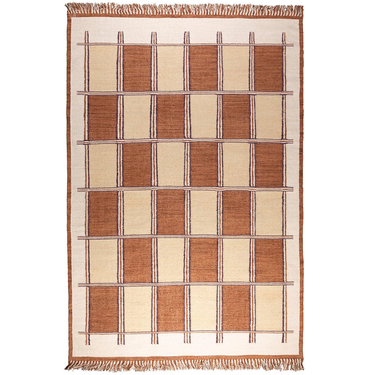 Gambit Beige Cotton Carpet - WOO .Design