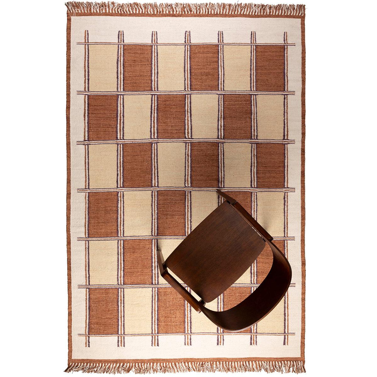 Gambit Beige Cotton Carpet - WOO .Design