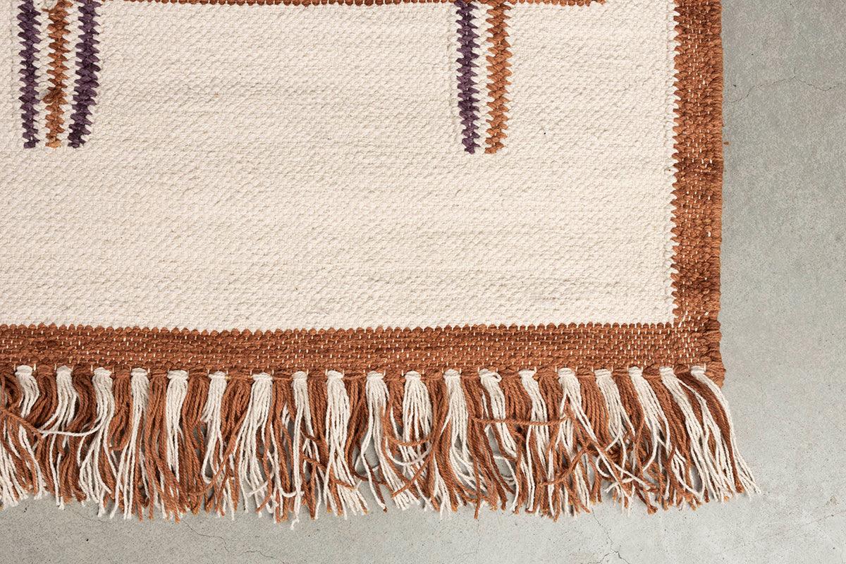 Gambit Beige Cotton Carpet - WOO .Design