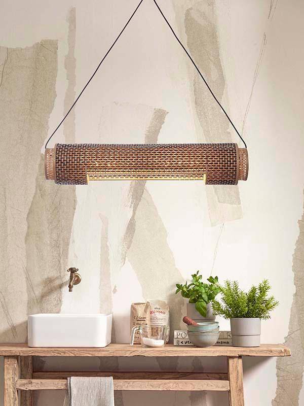 Bhutan Cylinder Hanging Lamp