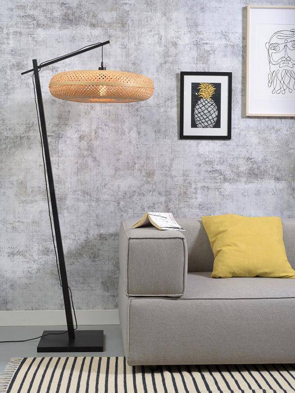 Palawan Black Floor Lamp