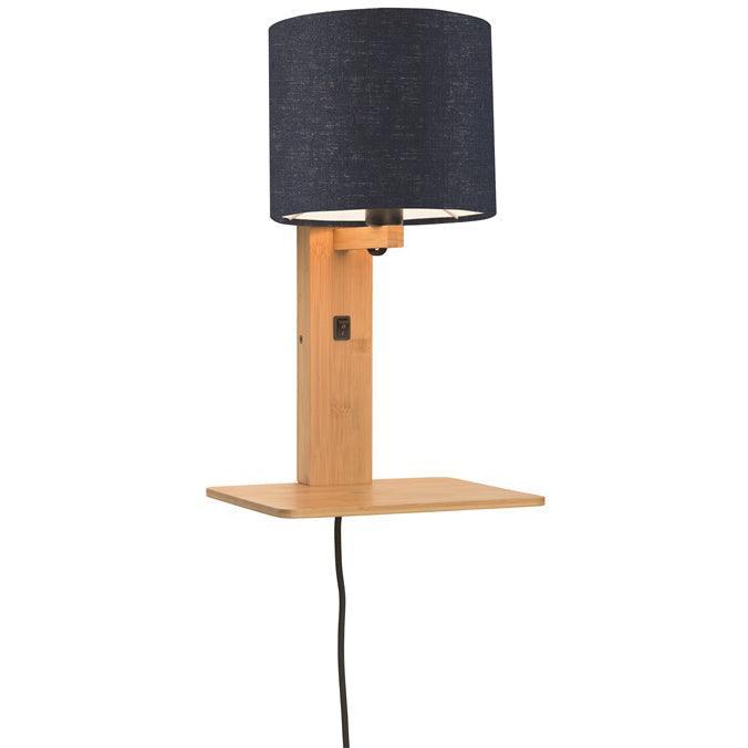 Andes Natural Wall Lamp with Shelf