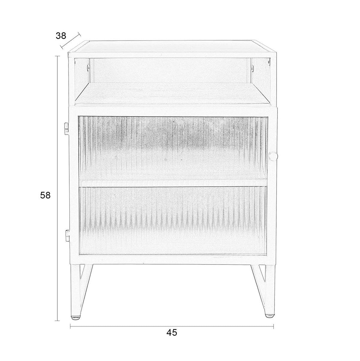 Herbe Green Metal Small Cabinet - WOO .Design
