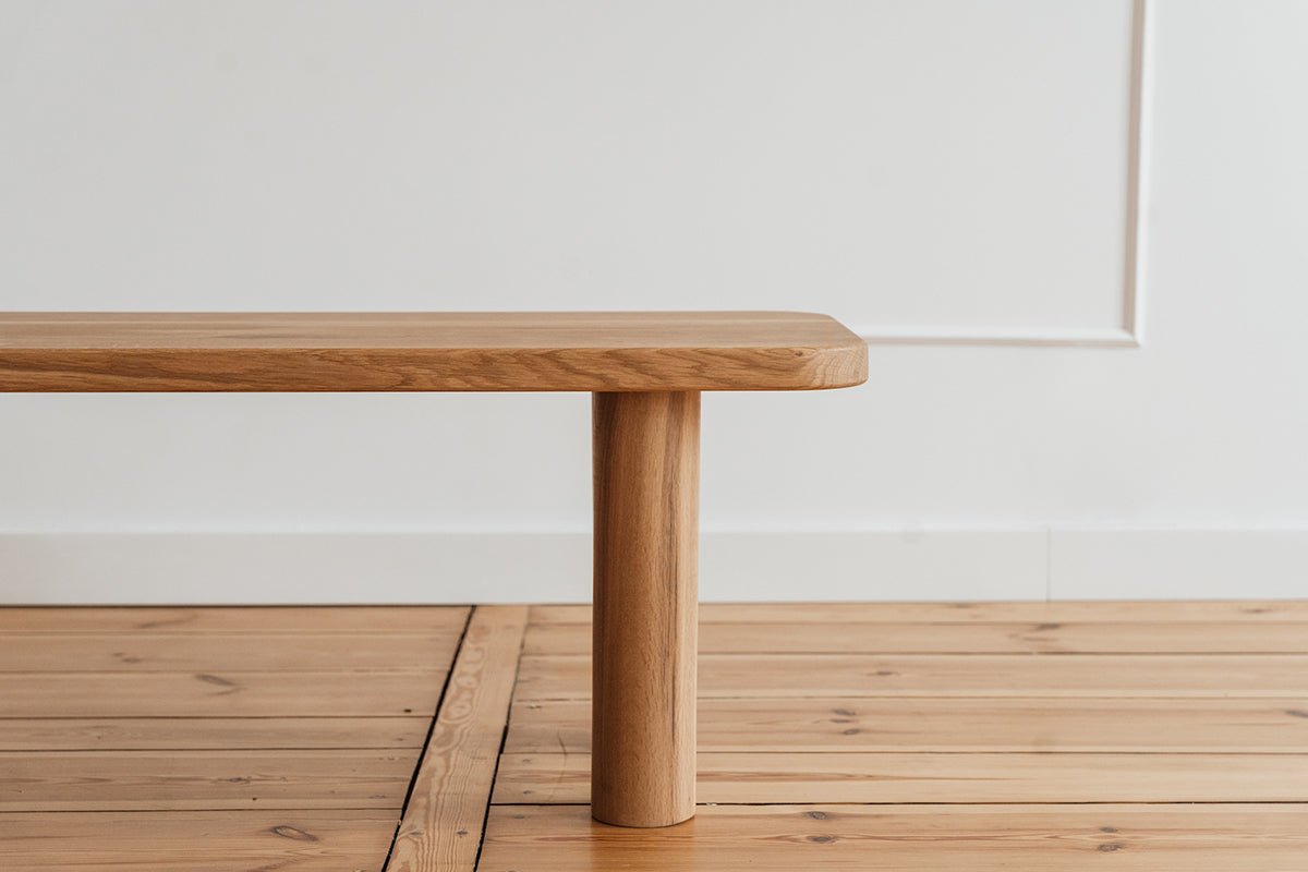 Rollo Oak Wood Bench
