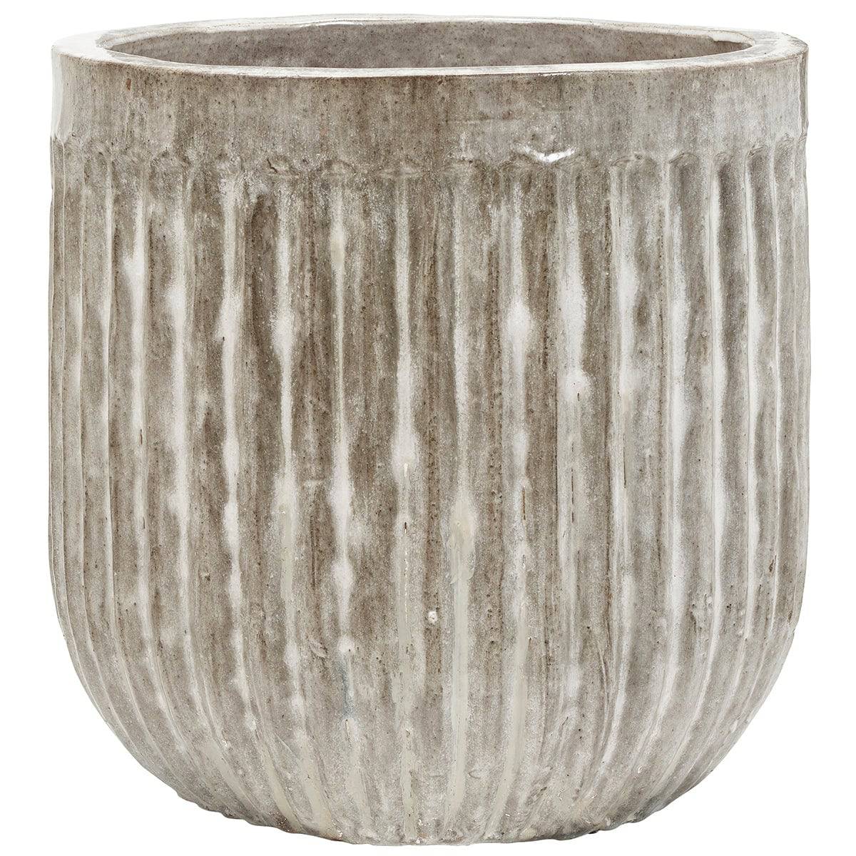 Pharao Grey/Brown Planter (2/Set)