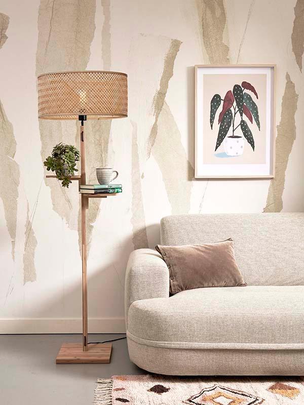 Java Floor Lamp with Shelves - WOO .Design