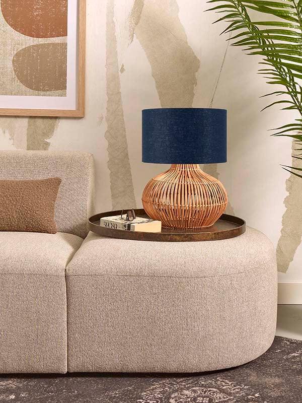 Kalahari Natural Rattan Table Lamp - WOO .Design