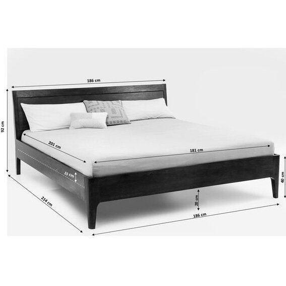 Brooklyn Walnut Wooden Bed