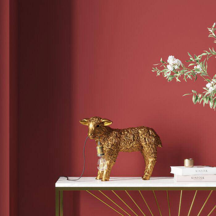 Flower Sheep Animal Table Lamp