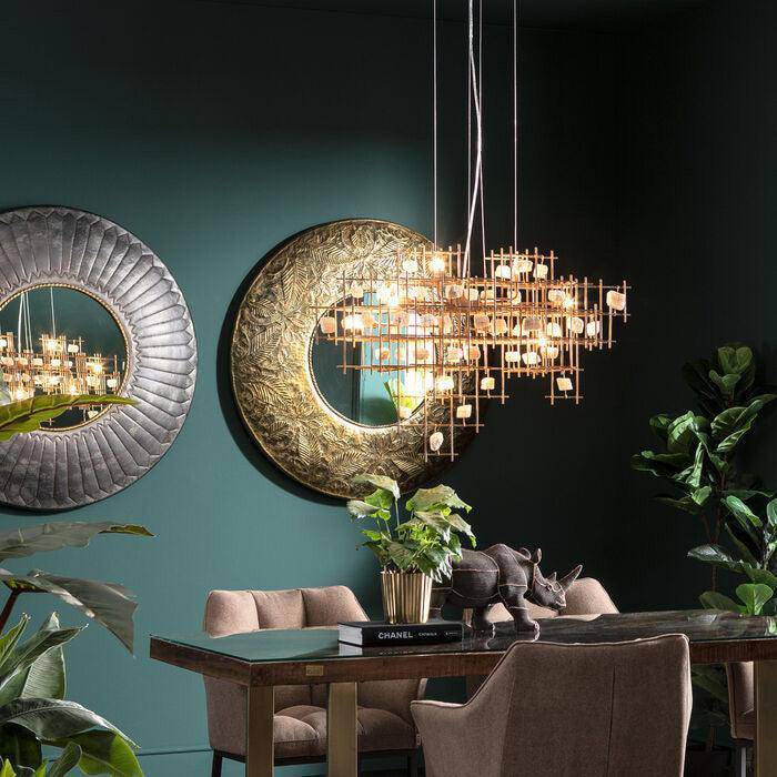 Stone Mobile Pendant Lamp