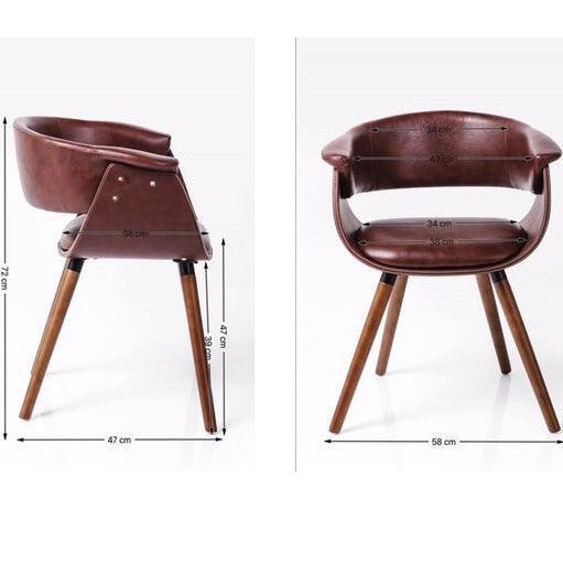 Nougat Chair with Armrest