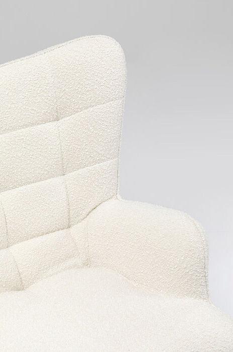 Oscar Cream Boucle Swivel Armchair (Display/Discontinued Collection)