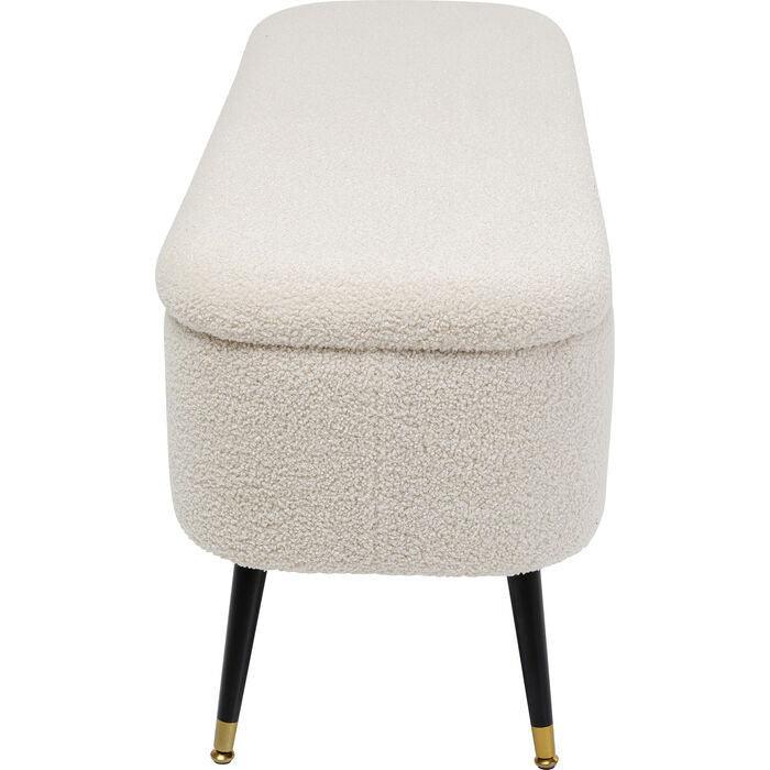 Rico White Storage Bench