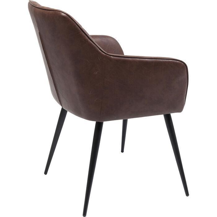 San Remo Brown Chair with Armrest
