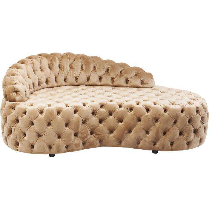 Santa Barbara Velvet Recamiere Sofa