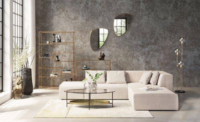Infinity Ottomane Cream Corner Sofa