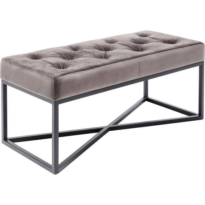 Crossover Grey/Black Bench