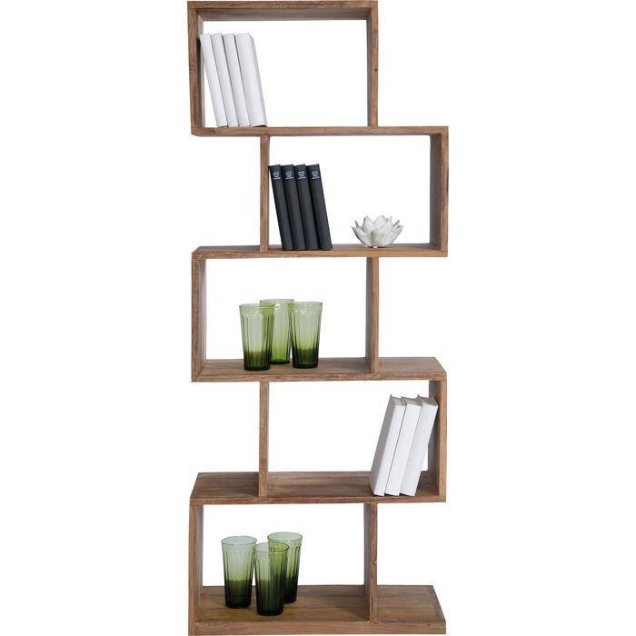 Authentico Zick Zack S Brown Sheesham Wood Shelf