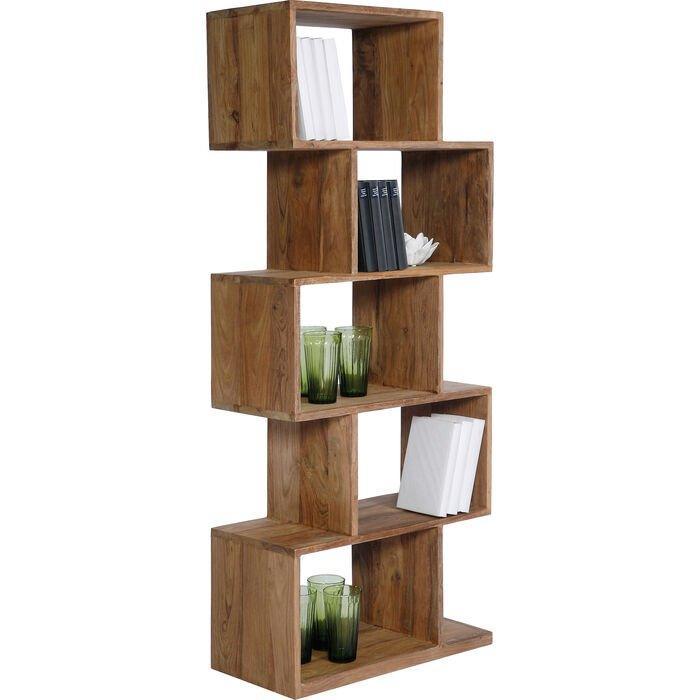 Authentico Zick Zack S Brown Sheesham Wood Shelf