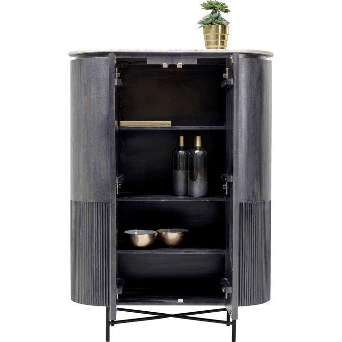 Glenn Mango Wood/Marble Cabinet (Dispaly)