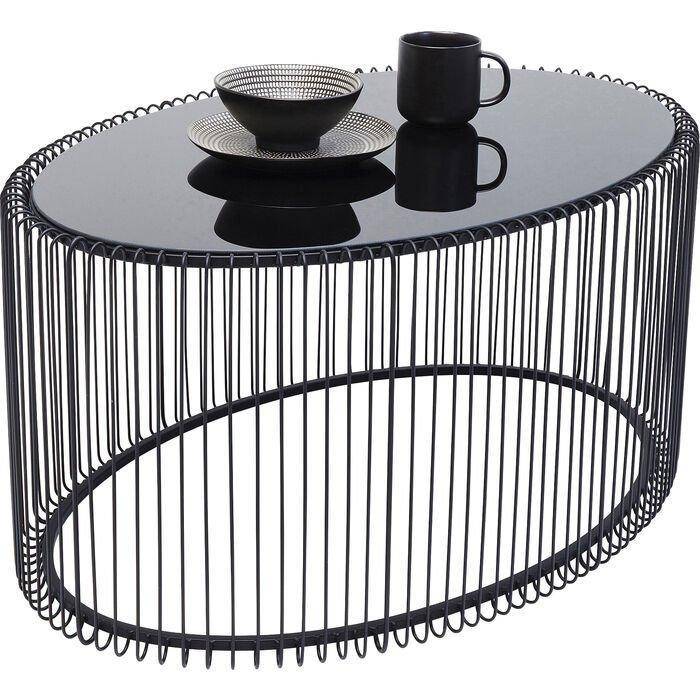 Wire Uno Glass Coffee Table