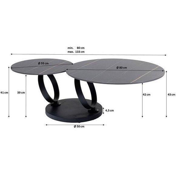 Beverly Black Coffee Table