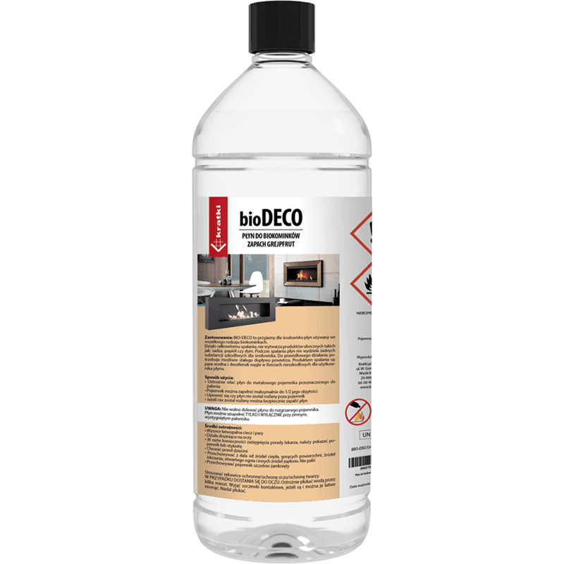 Bioethanol Fuel for Bio Fireplaces 1L