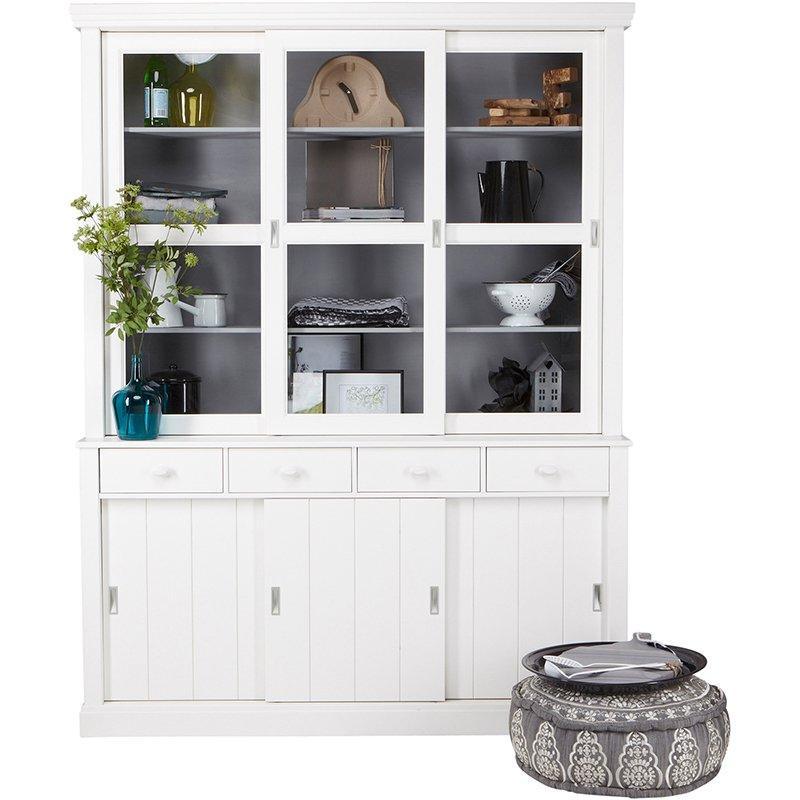 Lagos Pine Wood Show Cabinet - WOO .Design