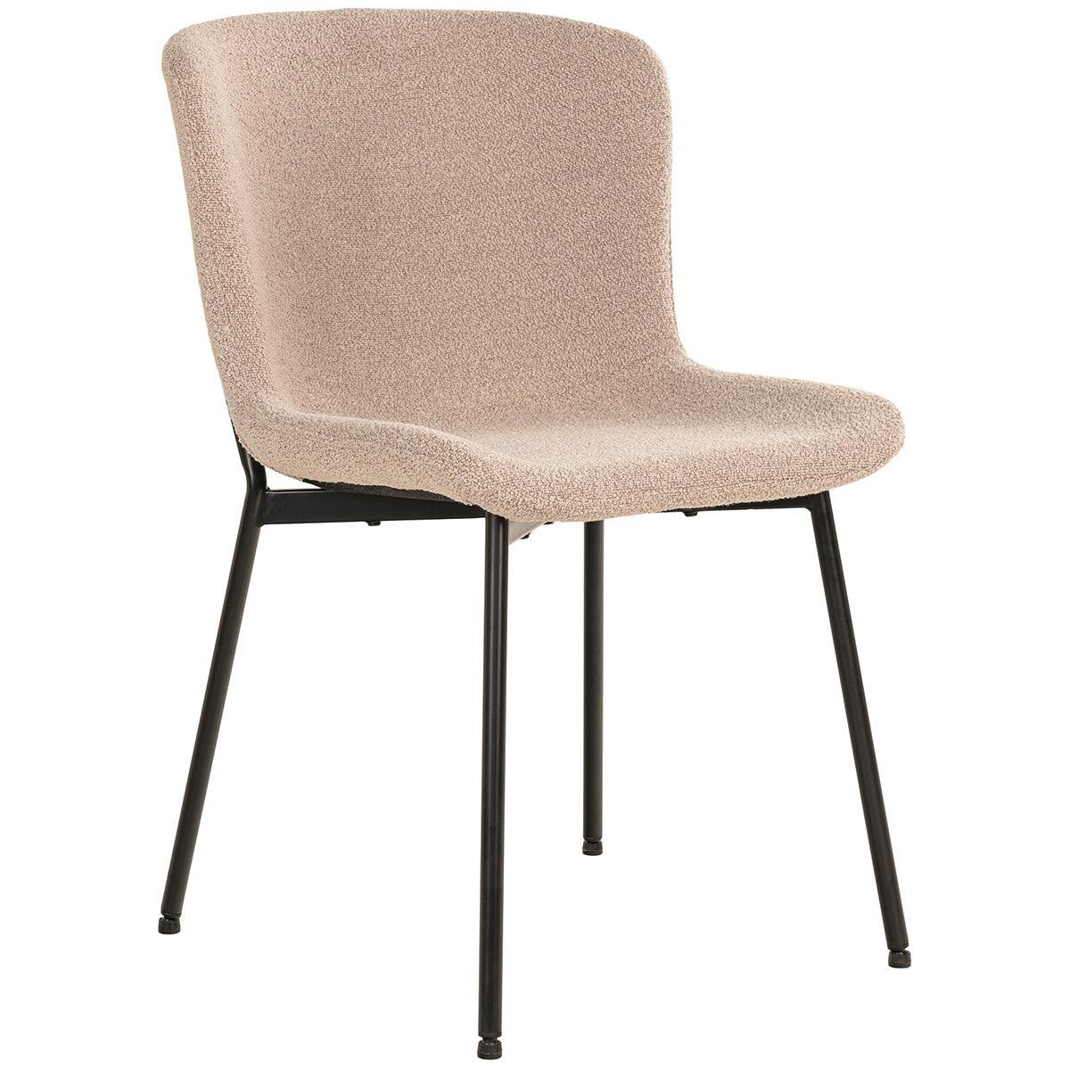 Maceda Boucle Dining Chair (2/Set) - WOO .Design