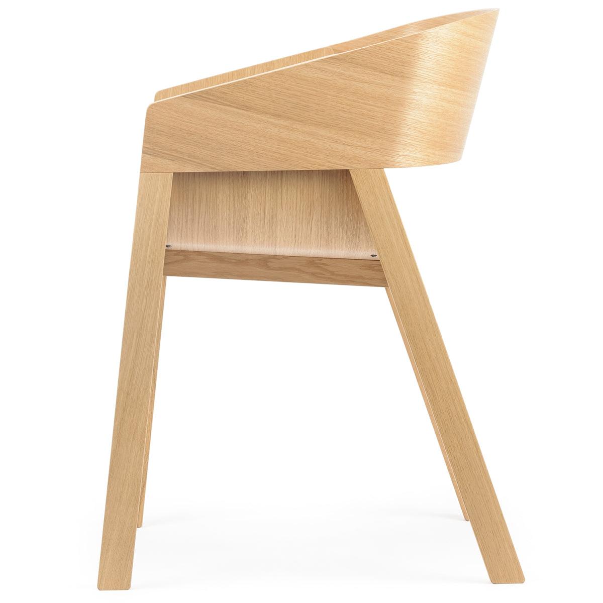 Merano Upholstered/Wood Armchair - WOO .Design