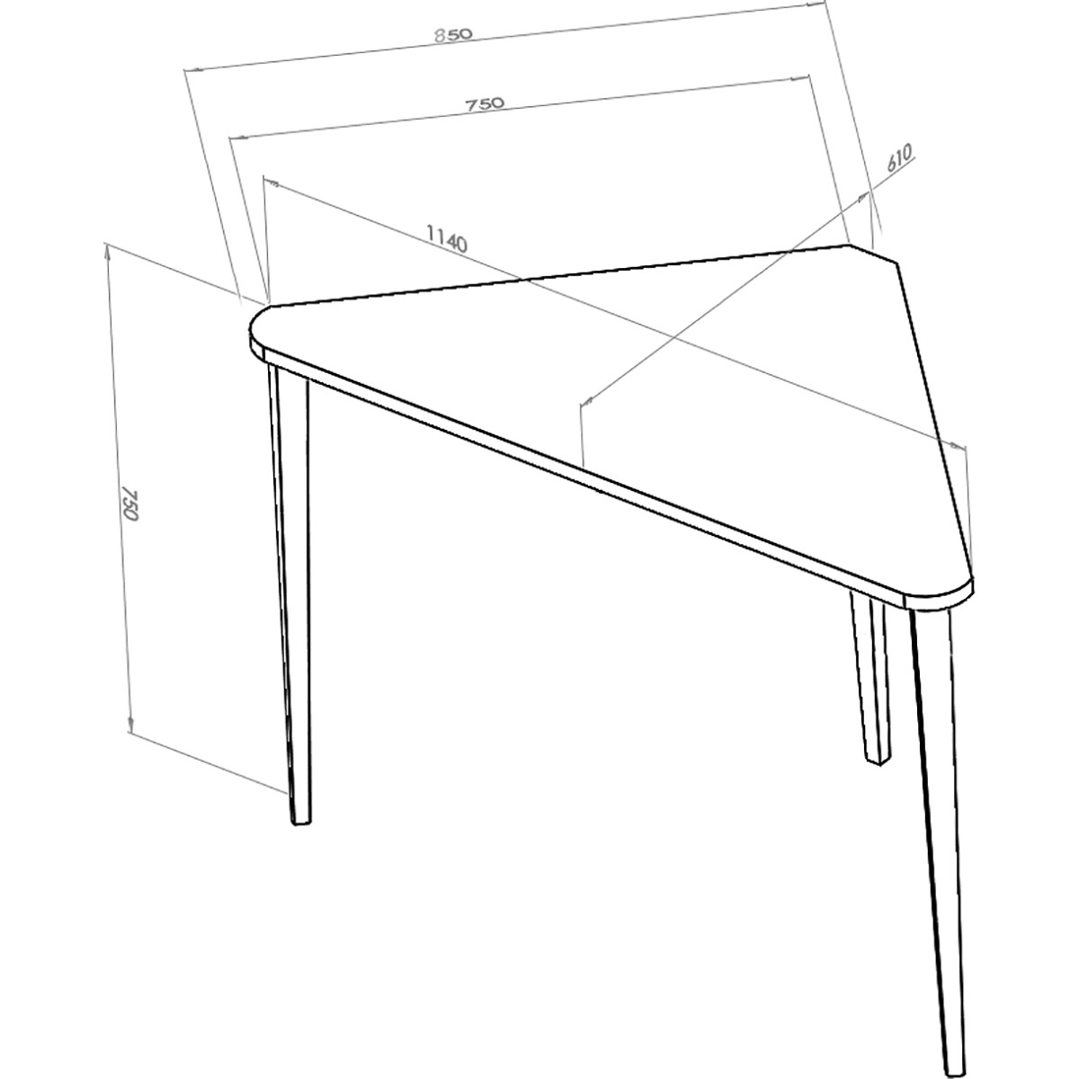 Naja Corner Desk - WOO .Design