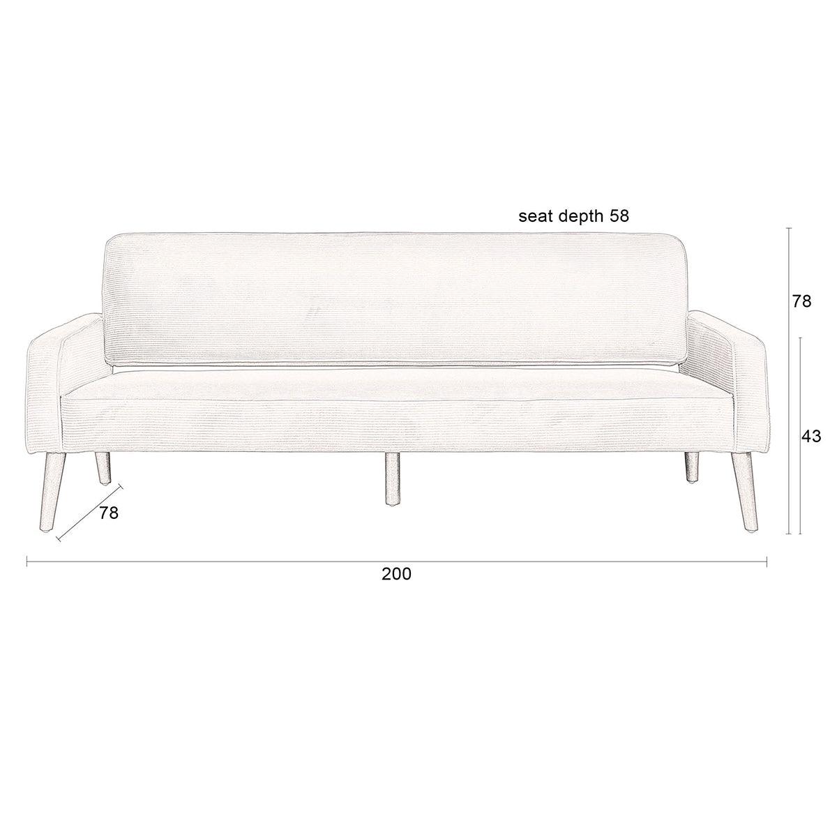 Preston Beige Sofa - WOO .Design