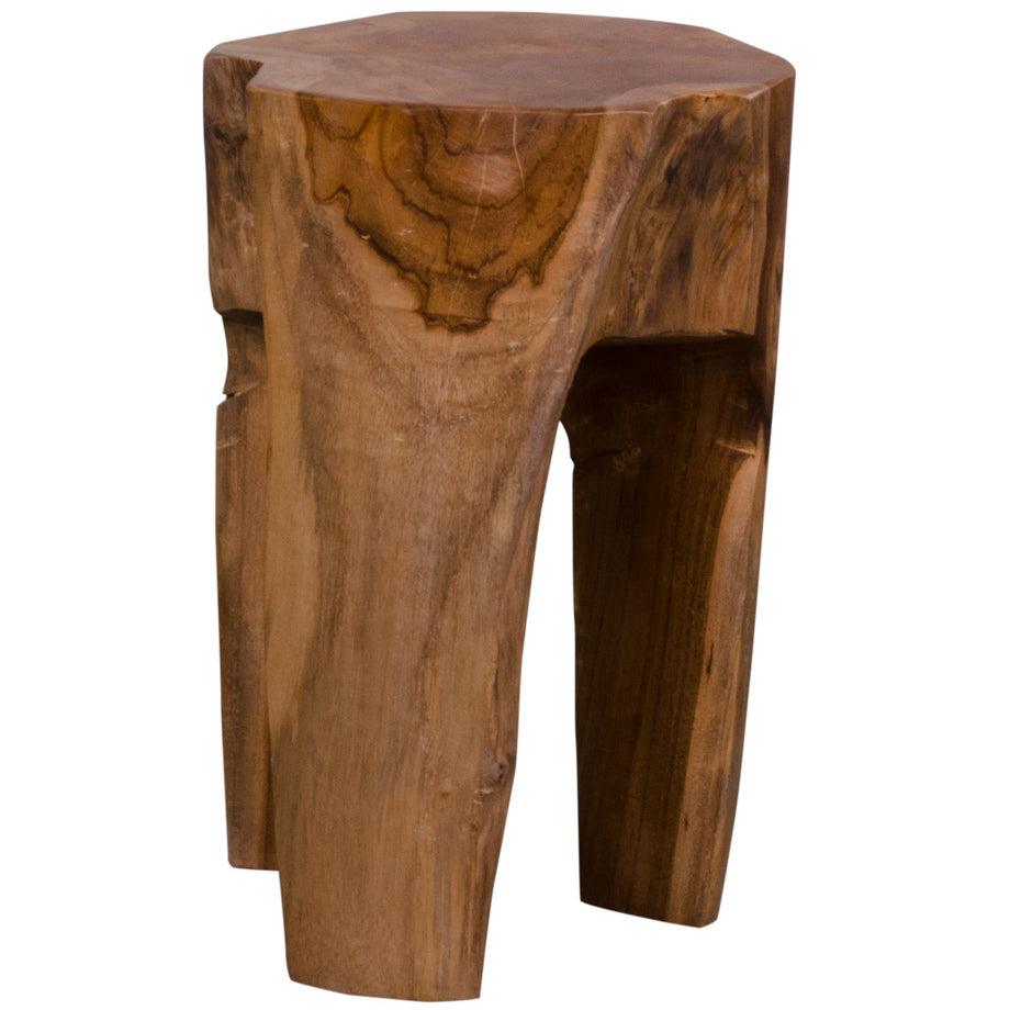 Rose Natural Teak Wood Stool - WOO .Design